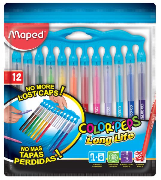 Фломастеры MAPED COLOR'PEPS LONG LIF