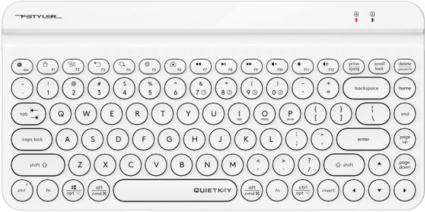 Клавиатура беспроводная A4Tech Fstyler FBK30 белый