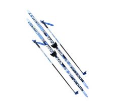 Комплект беговых лыж STC Brados LS Sport 3D черный/синий, 160
