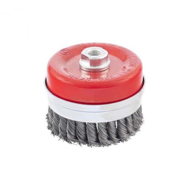 Кордщетка по дереву и металлу Matrix для УШМ Heavy Duty, 100 мм, М14, 